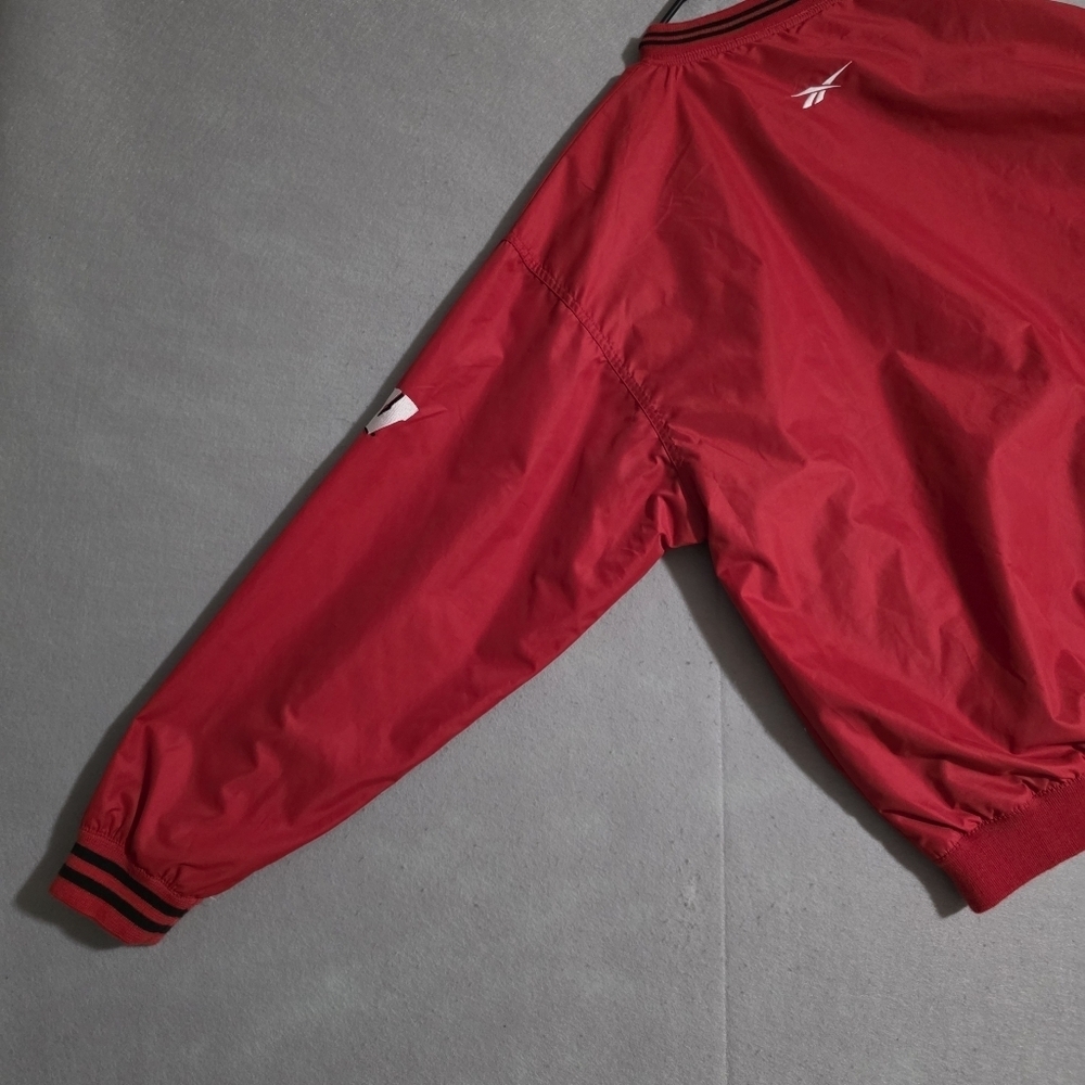 VTG Reebok Mens Wisconsin Badgers Embroidered Windbreaker Size Large - Picture 12 of 12